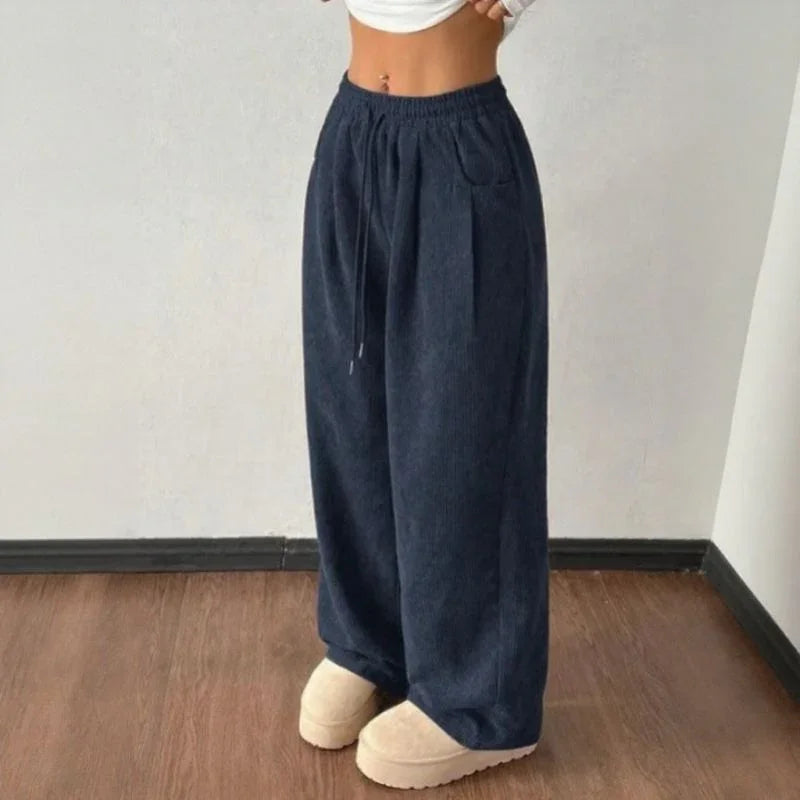 Sara™ Weite Hose aus Premium-Strick mit Struktur