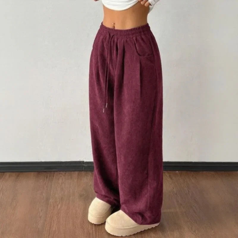 Sara™ Weite Hose aus Premium-Strick mit Struktur