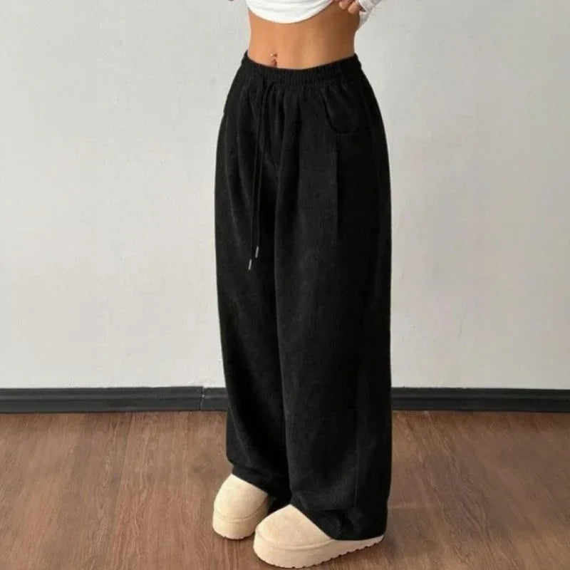Sara™ Weite Hose aus Premium-Strick mit Struktur