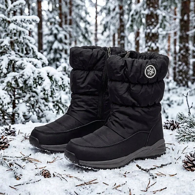 Stockholm™ Winterstiefel gefüttert und wattiert mit rutschfester Profilsohle
