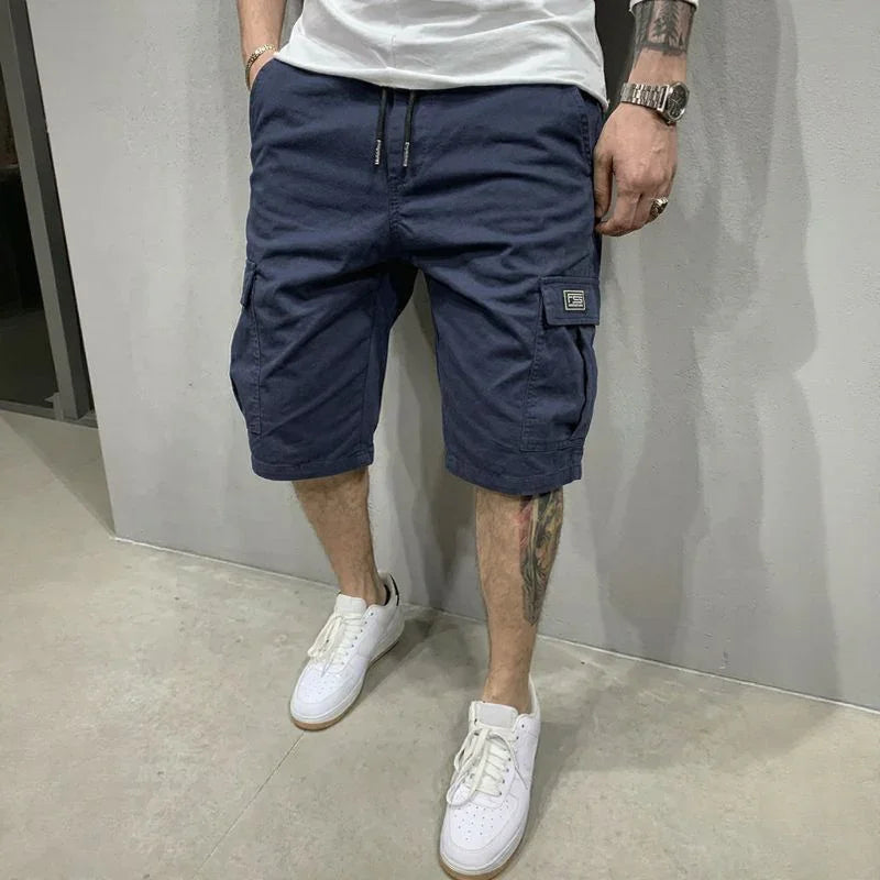 Liam™ Shorts aus Premium-Twill mit großzügigen Cargotaschen