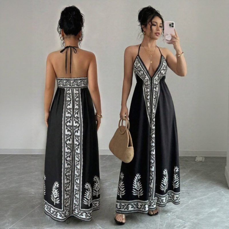Bellamara™-Kleid mit Weitem Schnitt und Mediterranem Stil