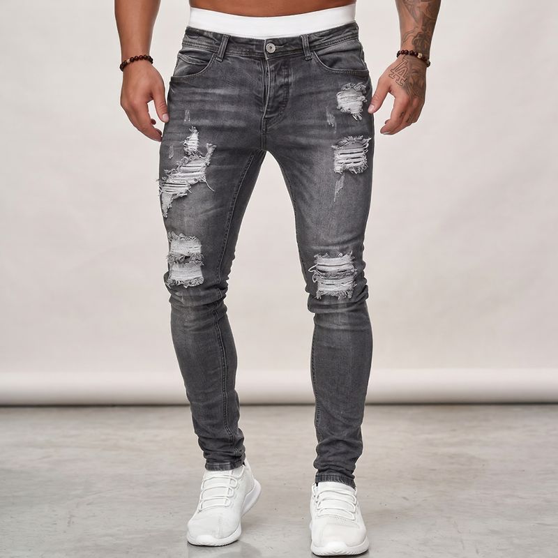 Axel™ Jeans aus Premium-Denim mit Used-Waschung