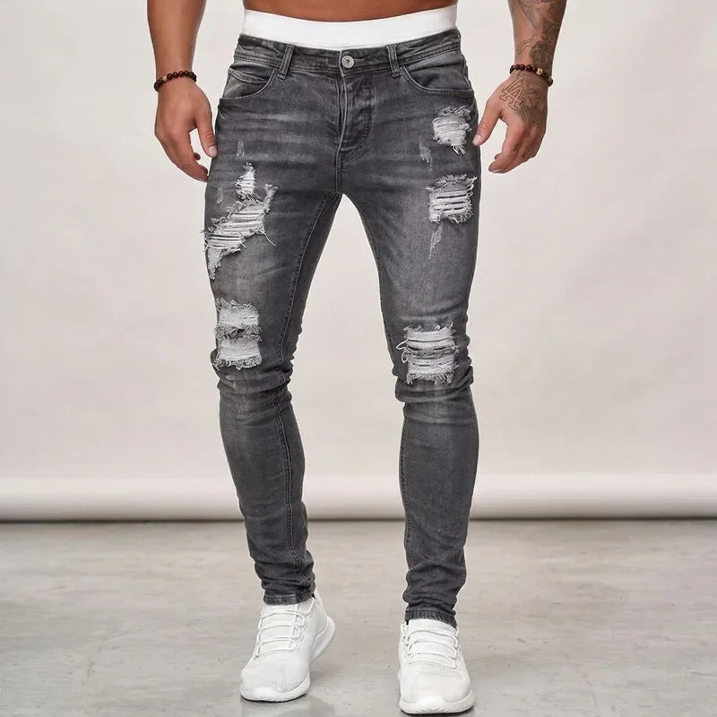 Axel™ Jeans aus Premium-Denim mit Used-Waschung