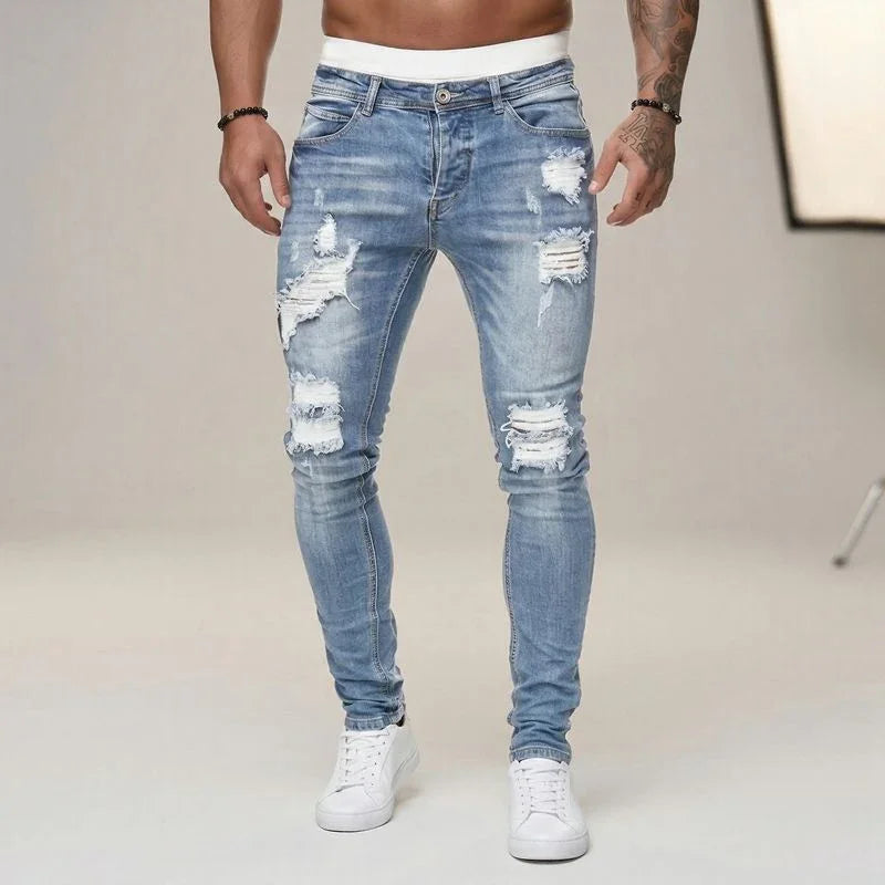 Axel™ Jeans aus Premium-Denim mit Used-Waschung