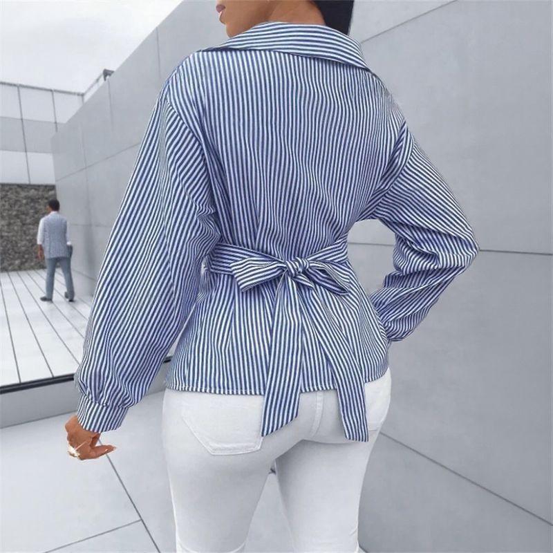 Zoe™ Wickelbluse aus Premium-Viskose mit Bindeband am Rücken