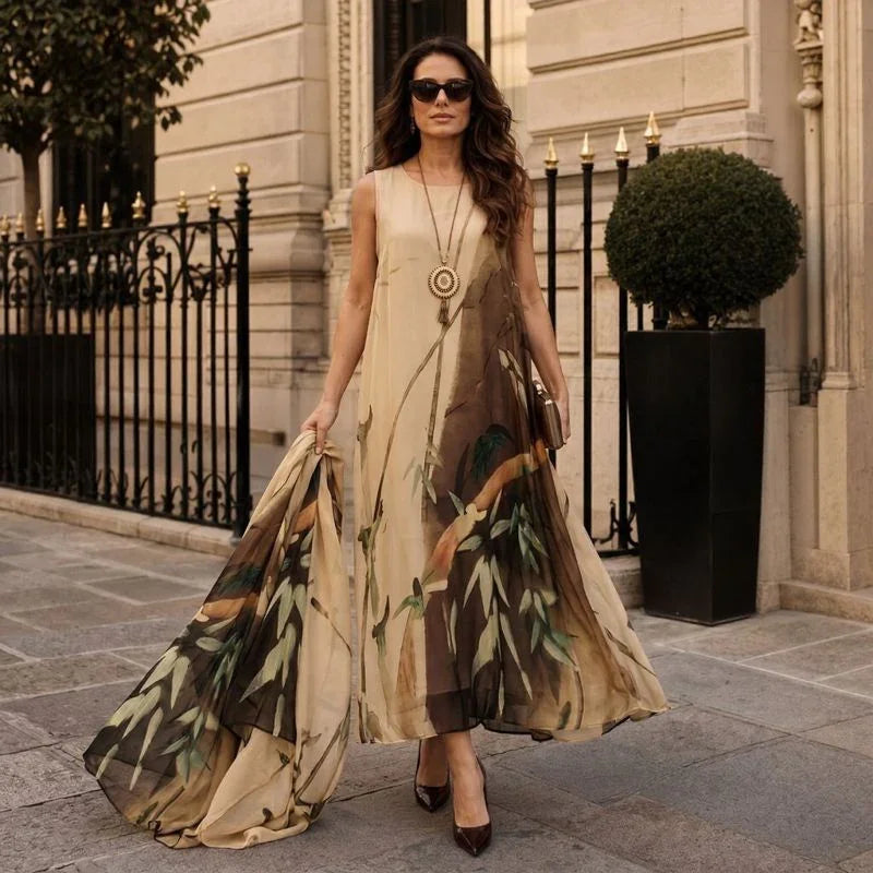 Florenza Kleid & Sheer Overlay Set / Mühelose, vielseitige Eleganz für alle Jahreszeiten!
