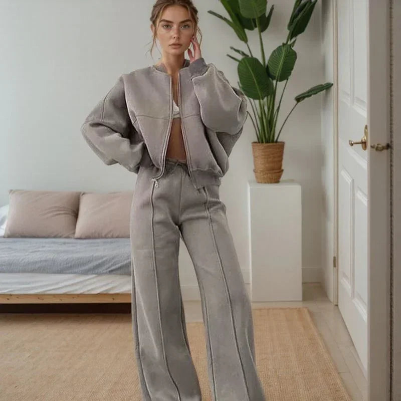 Élan™ Soft Sweatshirt Set mit minimalistischem Design / Moderne Eleganz und erstklassiger Komfort für alle Gelegenheiten!