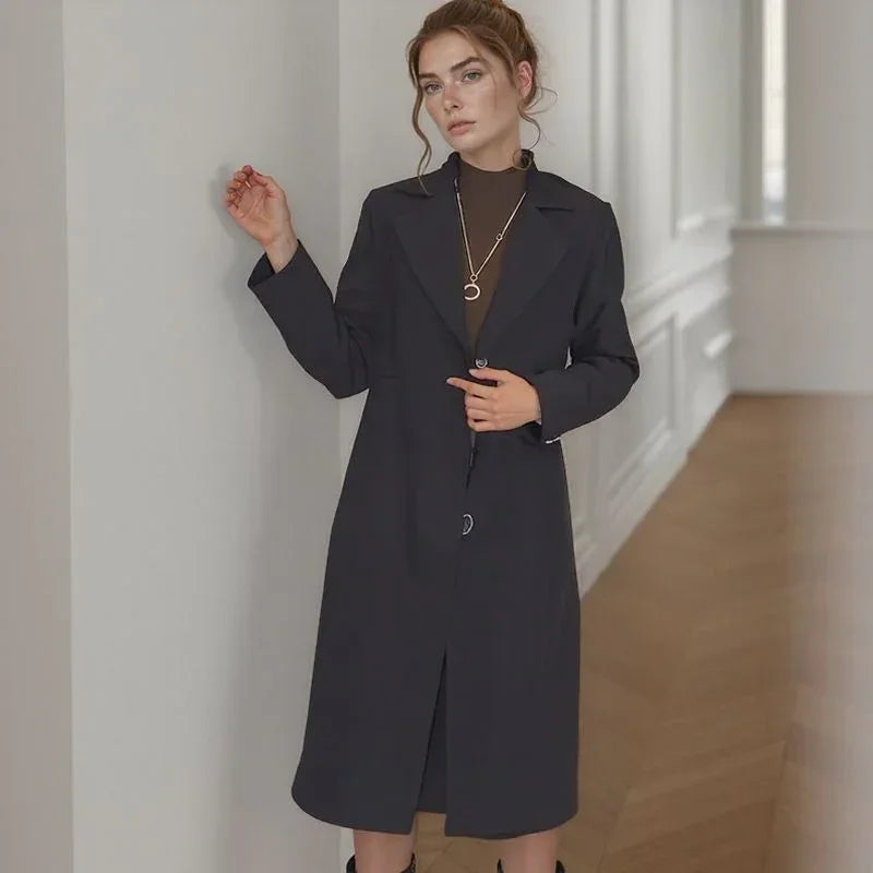 Lady Luxe™ Mantel mit Samtfutter / Ein eleganter Klassiker, der mit Charme wärmt!