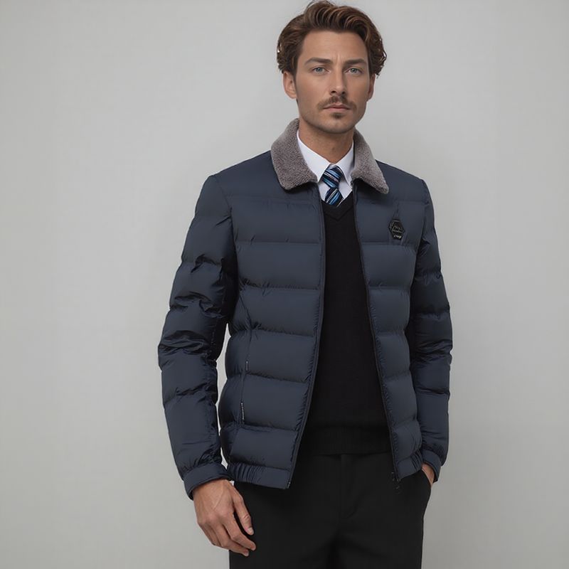 Montreux™ Jacke mit strukturiertem Kragen und Wärmeisolierung / Umfassender Schutz vor Kälte und Regen mit anspruchsvollem Stil!