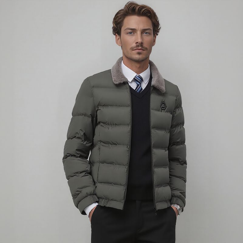 Montreux™ Jacke mit strukturiertem Kragen und Wärmeisolierung / Umfassender Schutz vor Kälte und Regen mit anspruchsvollem Stil!