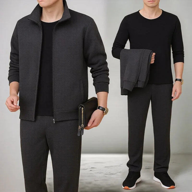 Monaco™ Set aus hochwertigem Rollkragen-Sweatshirt / Minimalistische Eleganz mit absolutem Komfort!