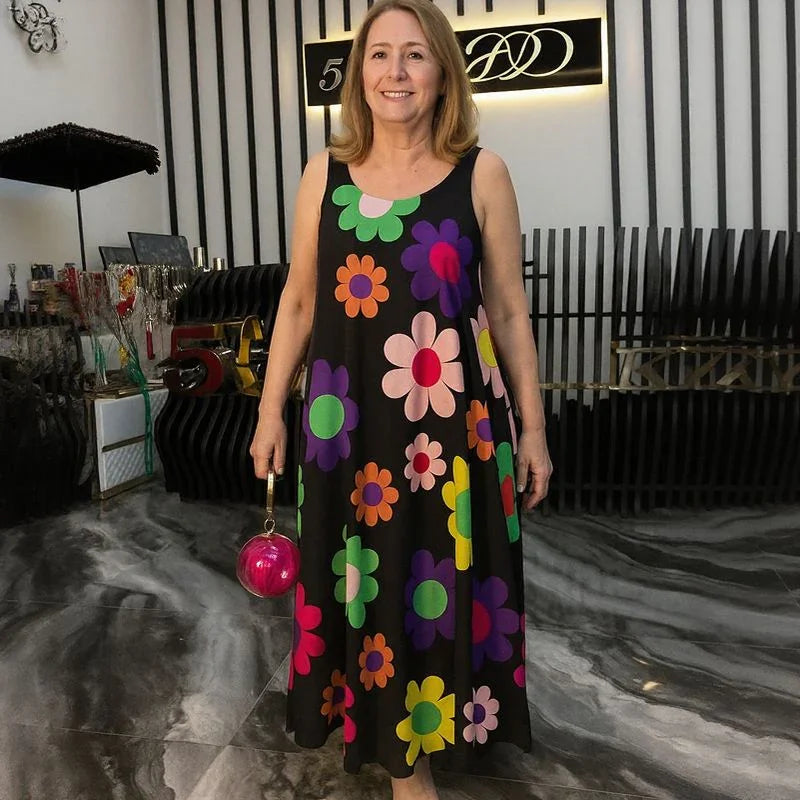 Kleid Flora™ Aus Leichtem Stoff Mit Lebendigem Blumenmuster