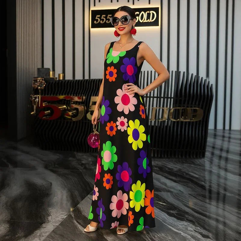 Kleid Flora™ Aus Leichtem Stoff Mit Lebendigem Blumenmuster