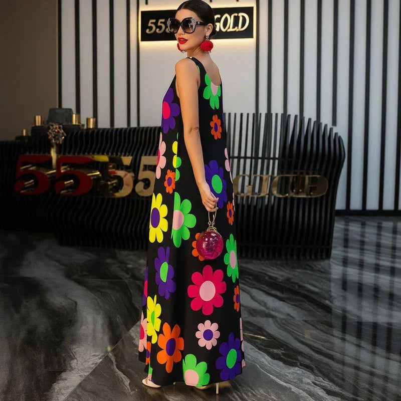 Kleid Flora™ Aus Leichtem Stoff Mit Lebendigem Blumenmuster