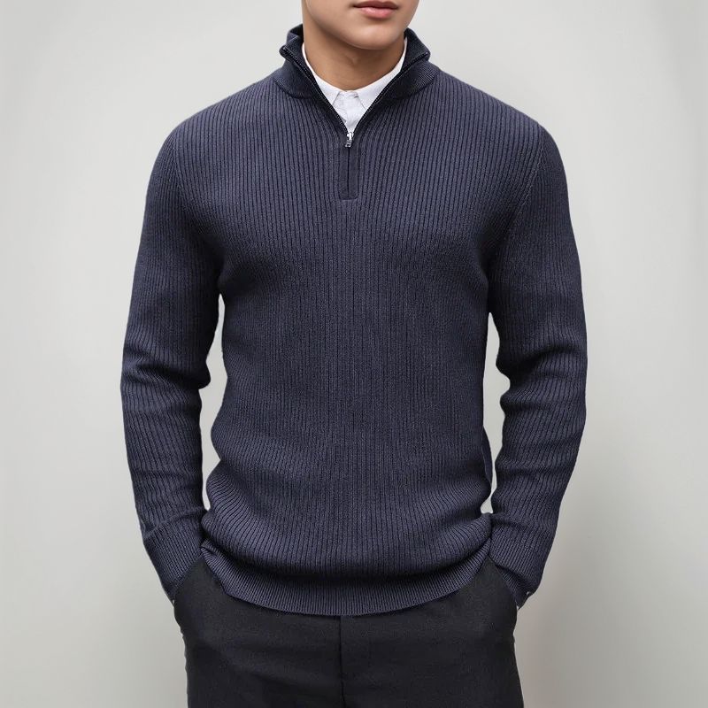 Walhalla™-Pullover aus hochwertigem Rippstrick mit Rollkragen / Minimalistisches Design, makellose Struktur und eine beeindruckende Präsenz!