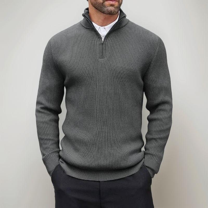 Walhalla™-Pullover aus hochwertigem Rippstrick mit Rollkragen / Minimalistisches Design, makellose Struktur und eine beeindruckende Präsenz!