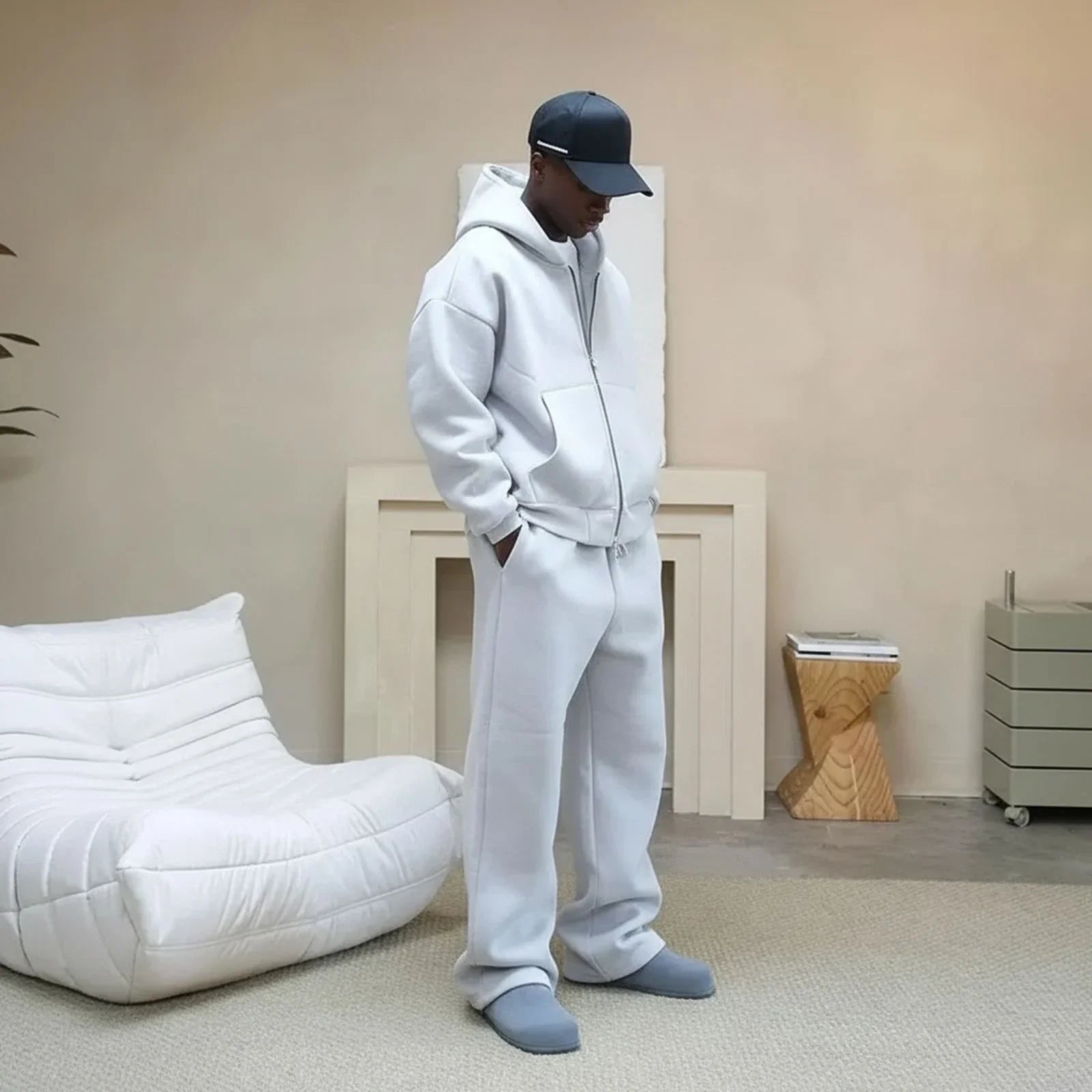 The Bull™ Sweatshirt-Set mit hochwertigem Stoff und Oversized-Passform / Präsenz, Gewicht und authentischer Stil!