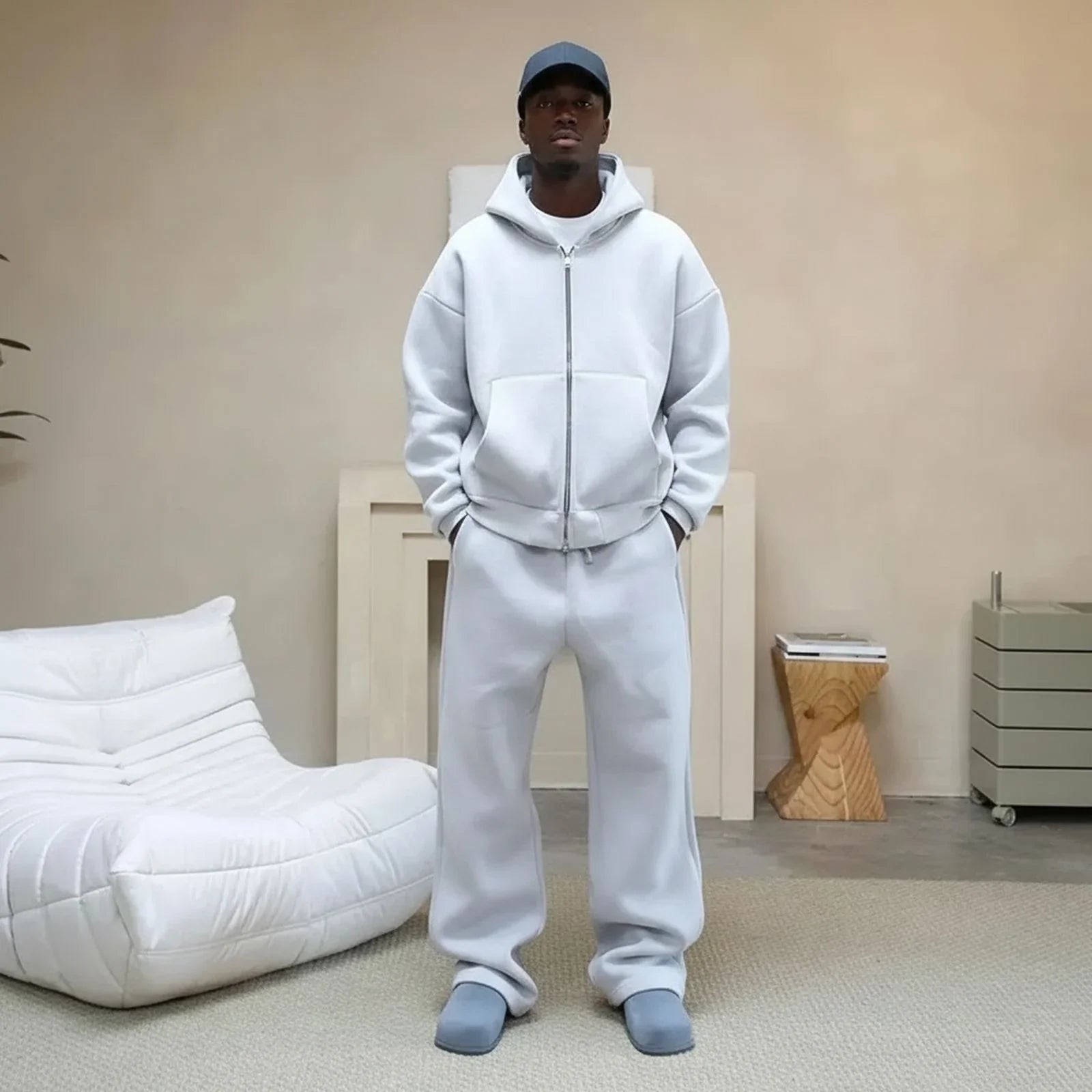 The Bull™ Sweatshirt-Set mit hochwertigem Stoff und Oversized-Passform / Präsenz, Gewicht und authentischer Stil!