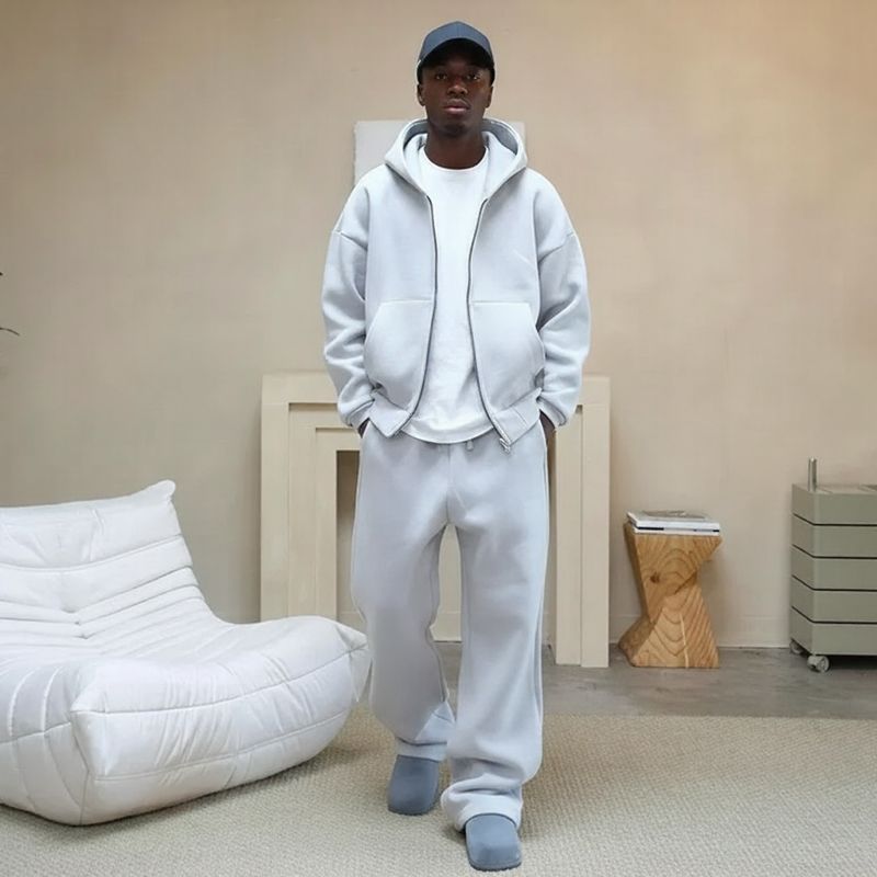 The Bull™ Sweatshirt-Set mit hochwertigem Stoff und Oversized-Passform / Präsenz, Gewicht und authentischer Stil!