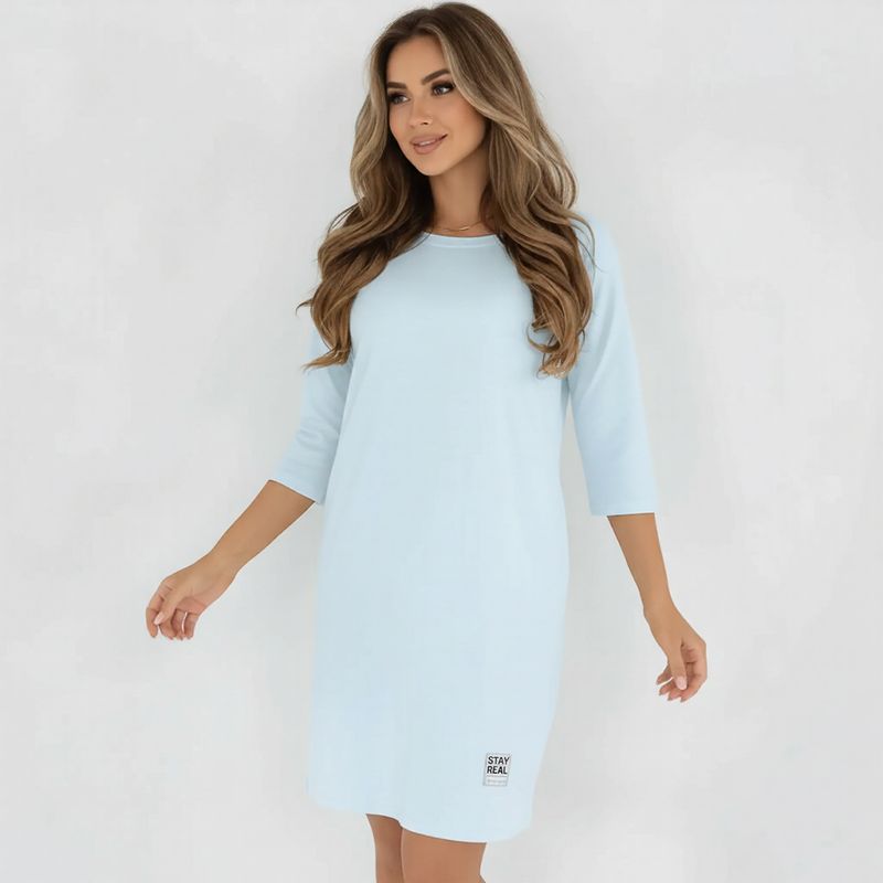 Daily™-Kleid aus Comfort-Strick mit 3/4-Ärmeln / Das elegante Basic, das die Figur vorteilhaft betont, ohne einzuengen!