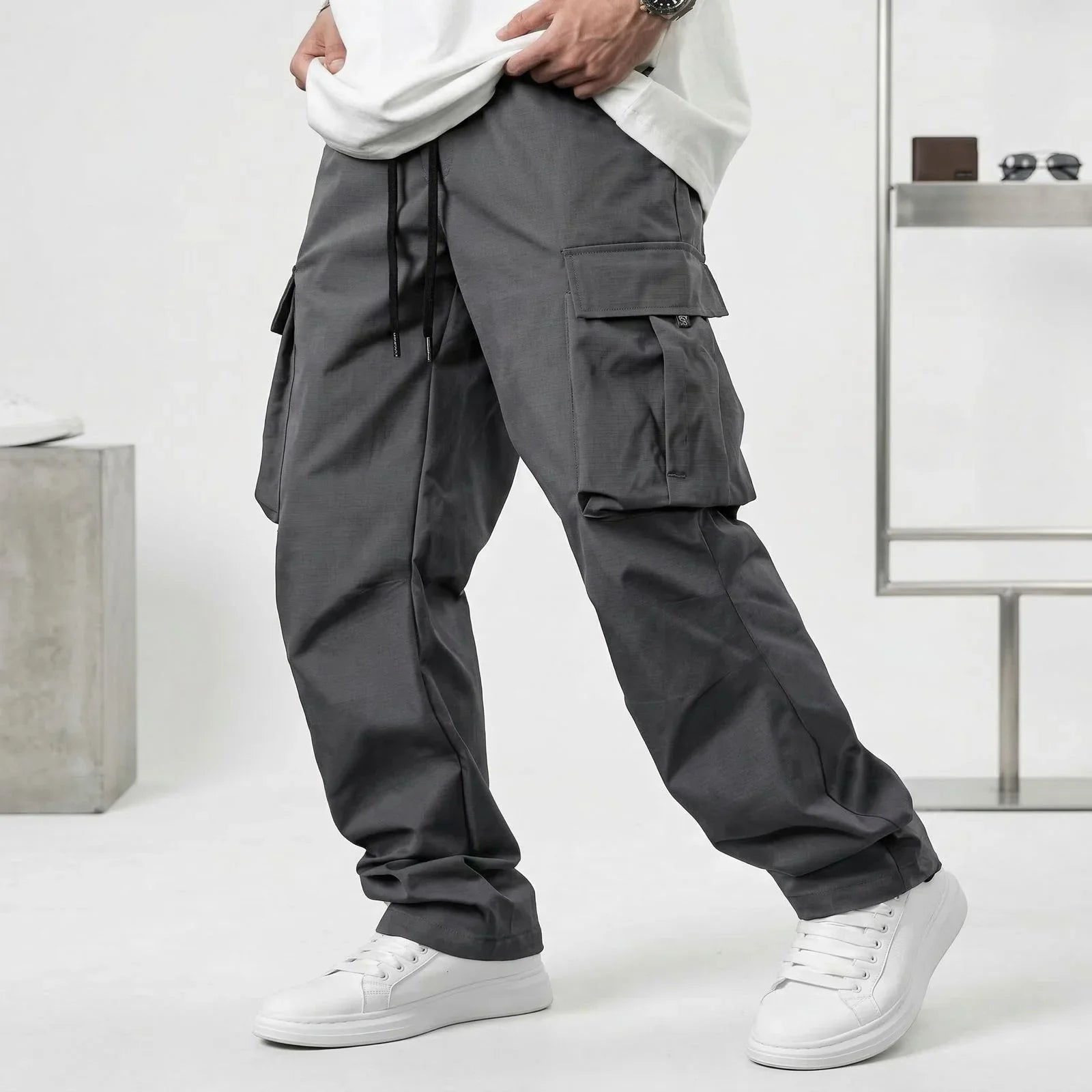 Orion™ Cargo-Hose aus Leichter Twill-Sarja mit Praktischen Utility-Taschen