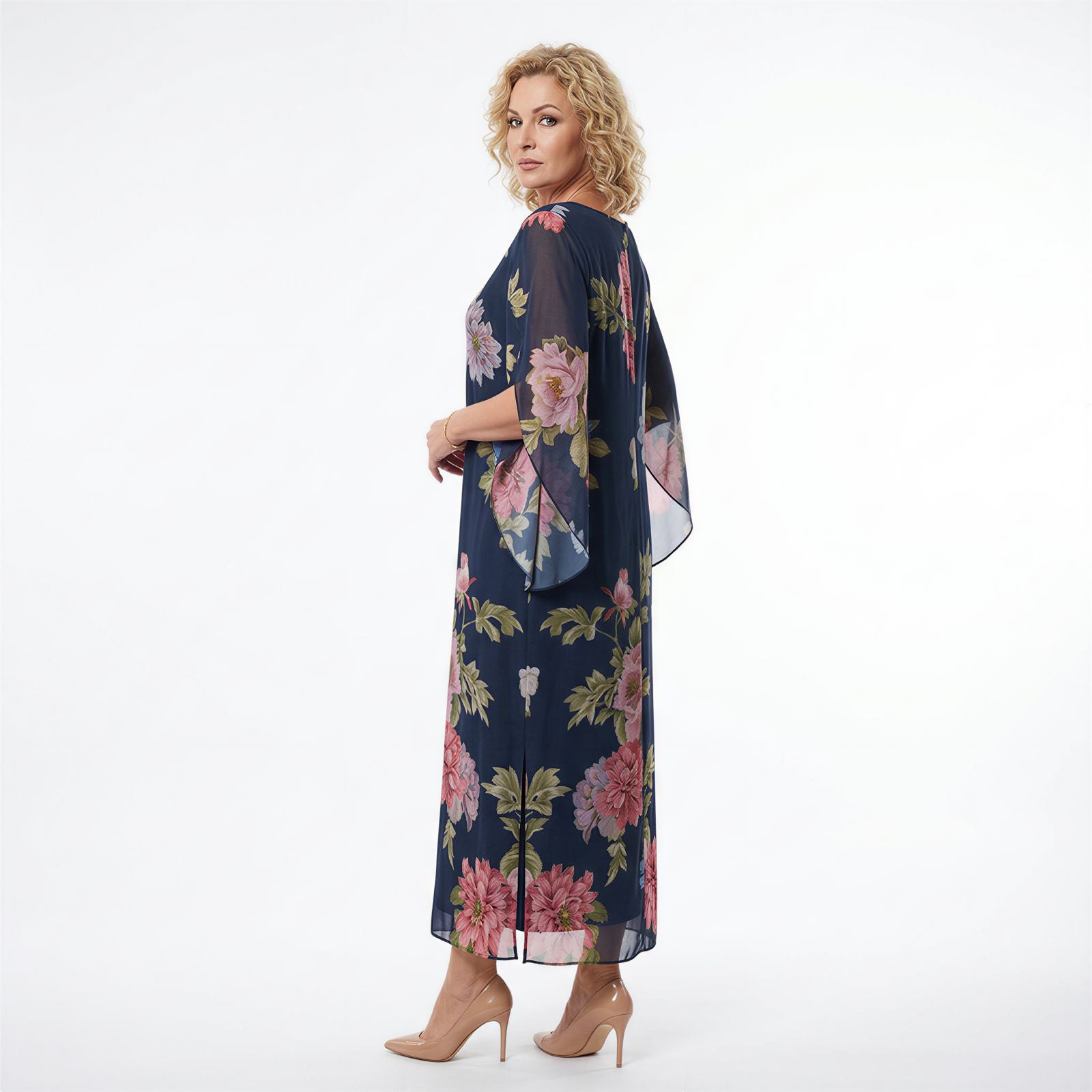 Isabel™ Maxikleid aus Premium-Viskose mit floralem Print