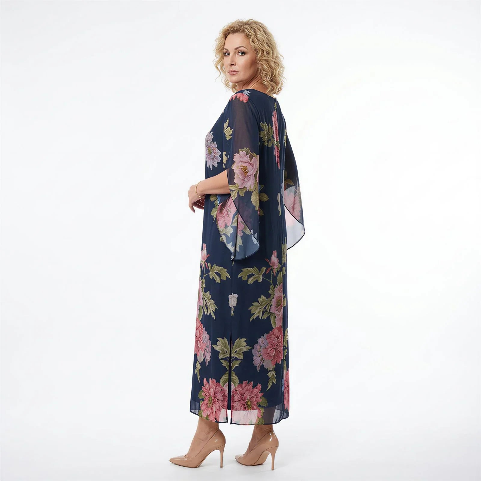 Isabel™ Maxikleid aus Premium-Viskose mit floralem Print