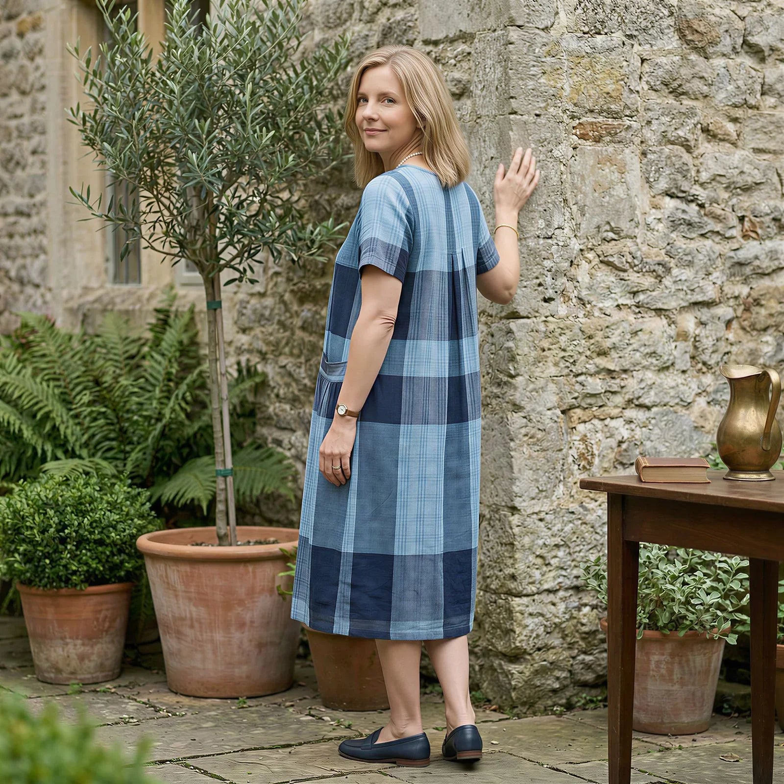 Antonella™ Fließendes Kleid im Barockstil / Eleganter Komfort für jeden Anlass