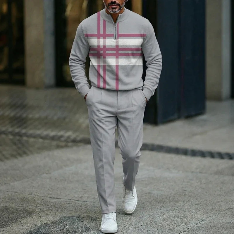 Hamburg™-Set mit Half-Zip-Kragen und gerader Passform