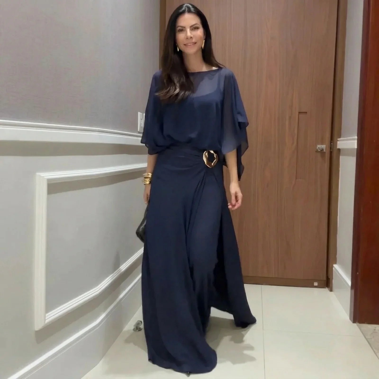Hermine™ Jumpsuit-Set mit transparenter Überlage