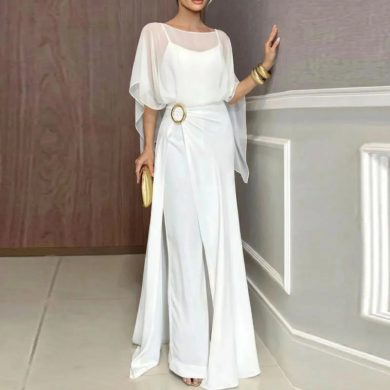 Hermine™ Jumpsuit-Set mit transparenter Überlage