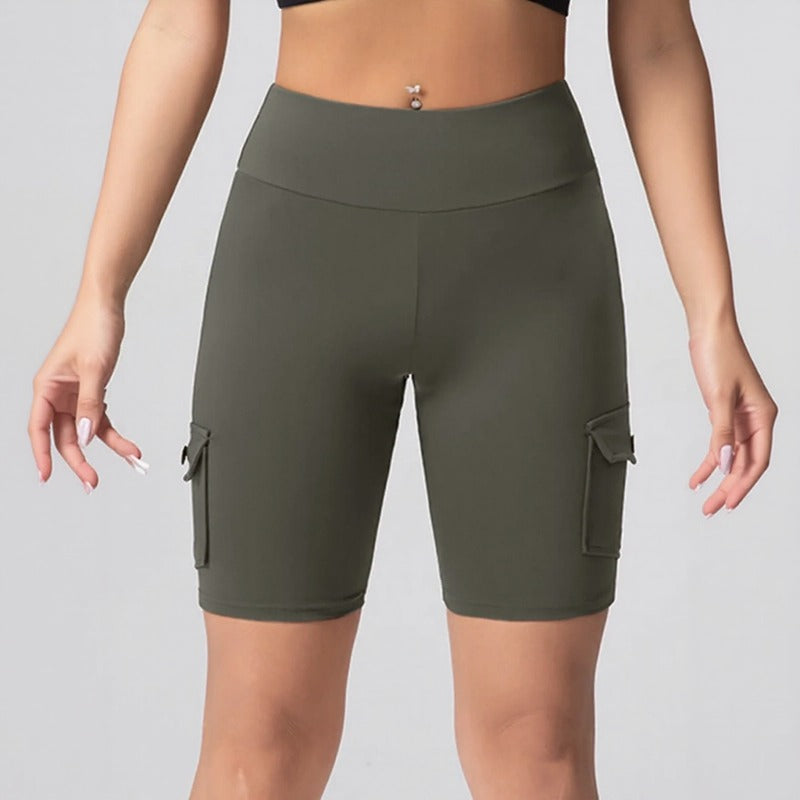 Auren Fit™ Cargo-Shorts Mit Push-Up-Effekt