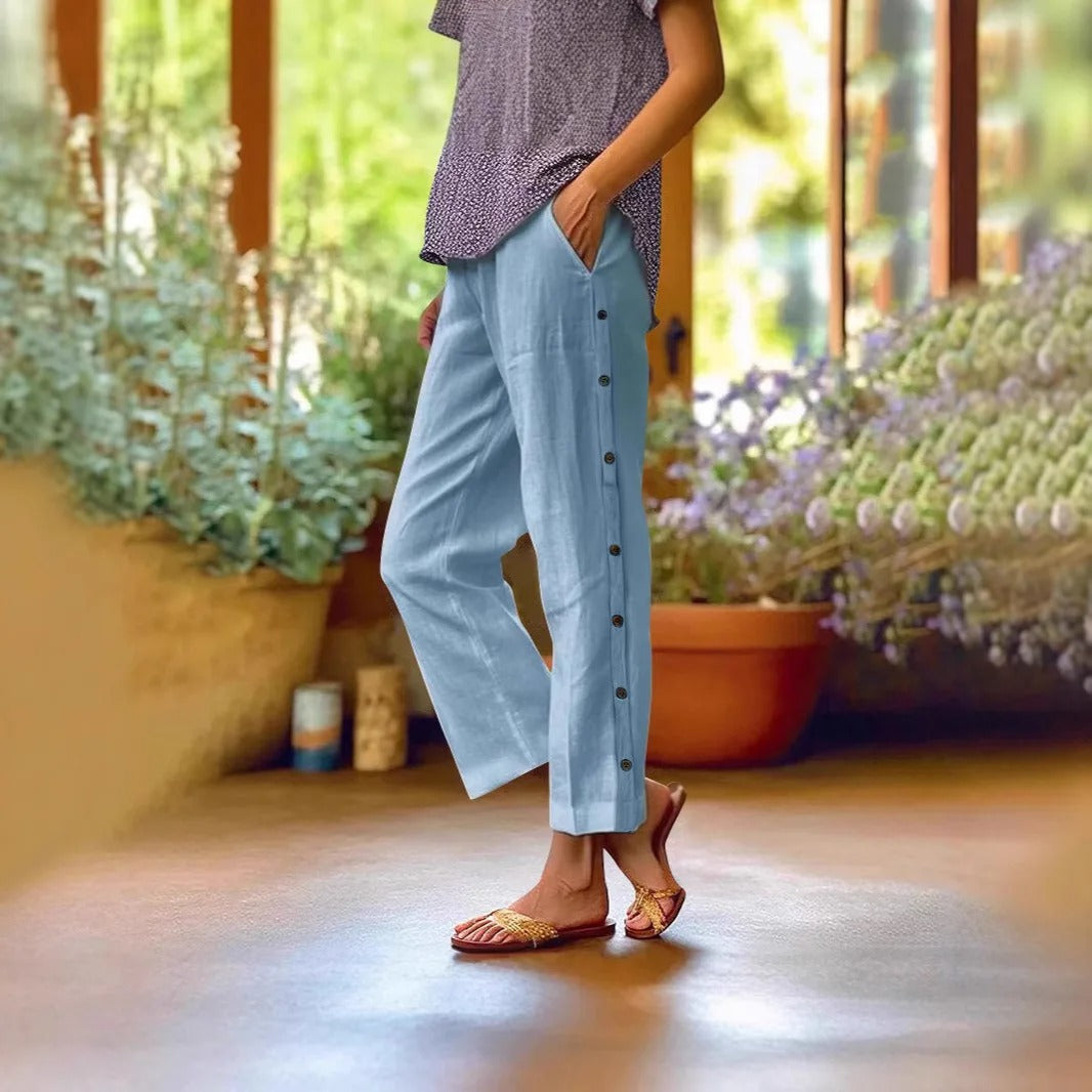 Ella™ Culotte-Hose mit Stilvollen Seitlichen Akzenten