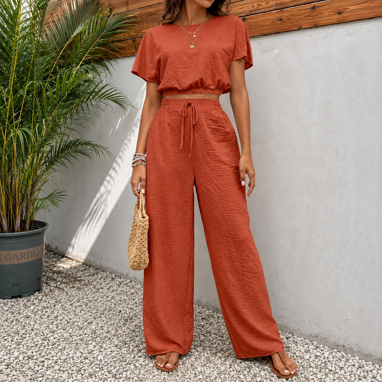 Juliette™ Premium-Viskose-Set mit Cropped-Bluse