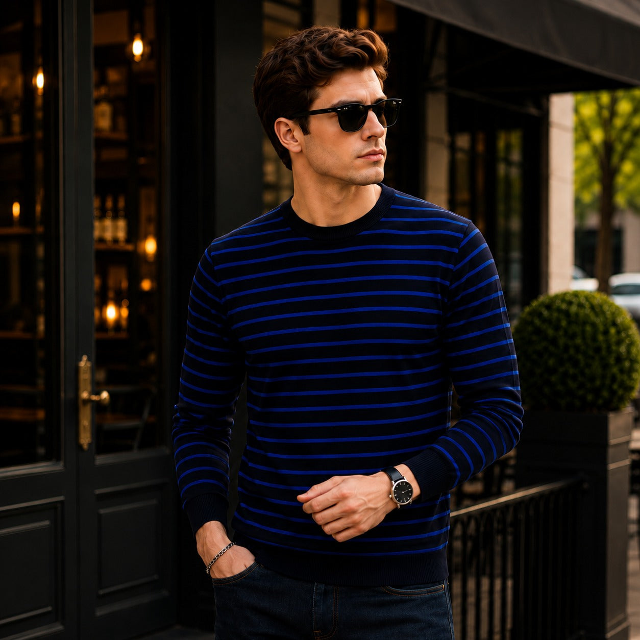 Belmont™ Premium-Strickpullover mit Fleecefutter