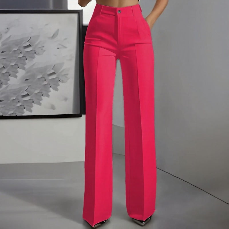 Dahlia™ Hose mit Hochwertiger Schneideroptik, Hoher Taille und Weitem Palazzo-Schnitt