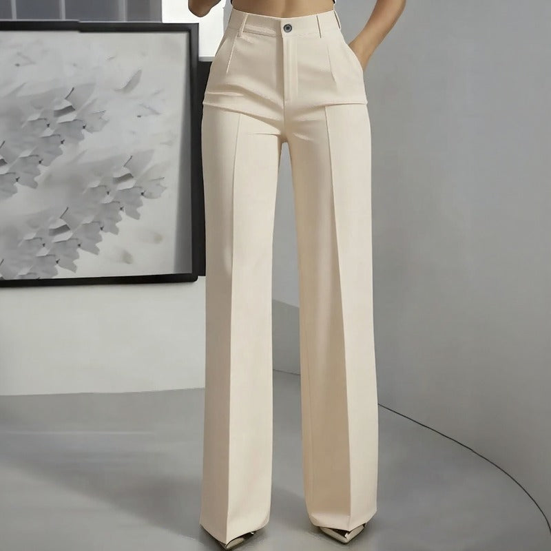Dahlia™ Hose mit Hochwertiger Schneideroptik, Hoher Taille und Weitem Palazzo-Schnitt