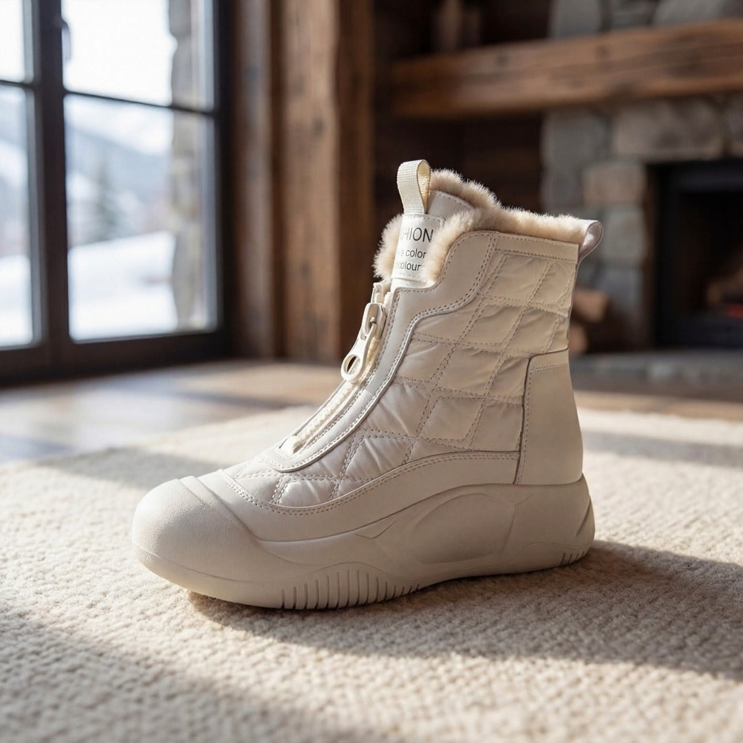 Winterbewegung™ - Stiefel mit Frontreißverschluss und Premium-Thermofutter
