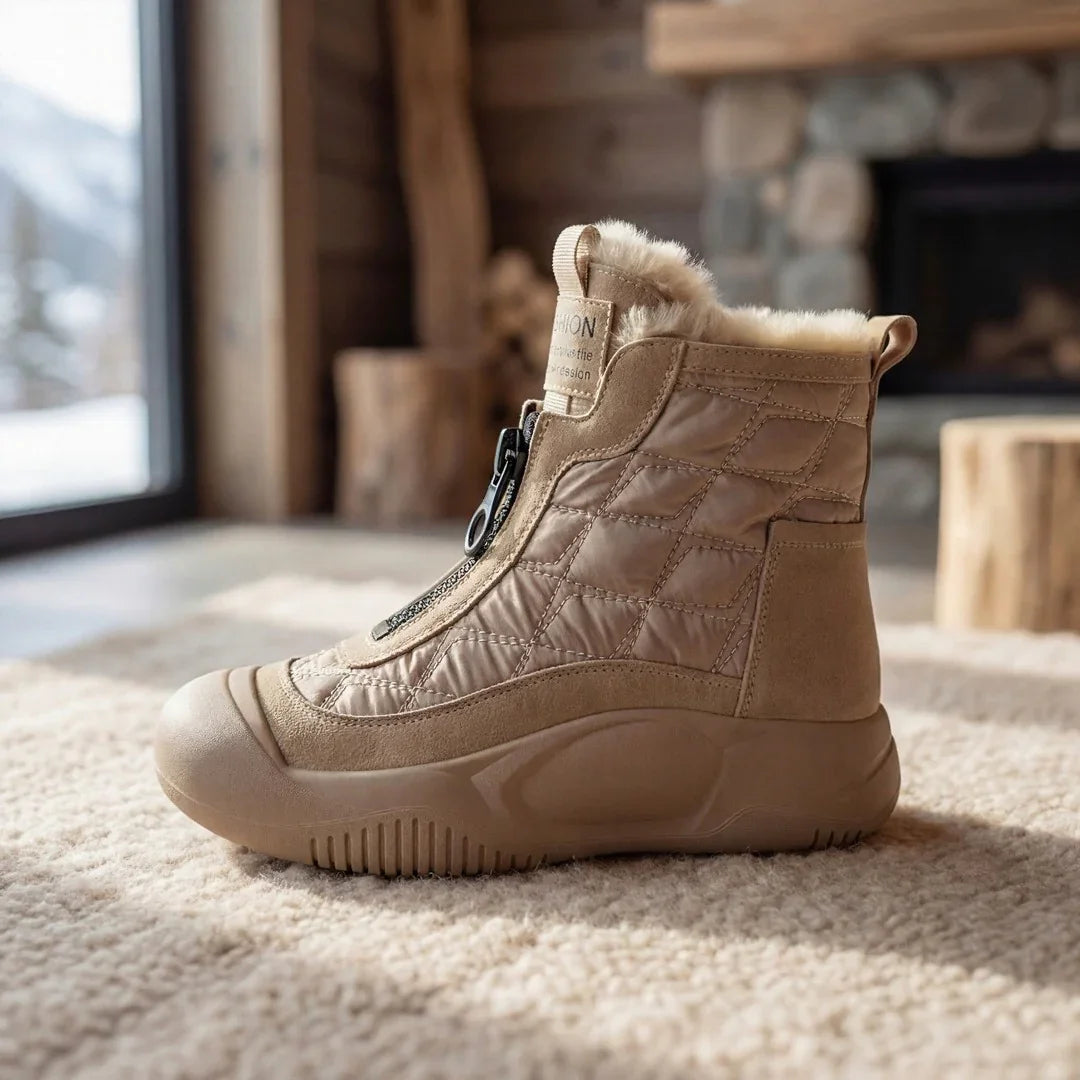Winterbewegung™ - Stiefel mit Frontreißverschluss und Premium-Thermofutter