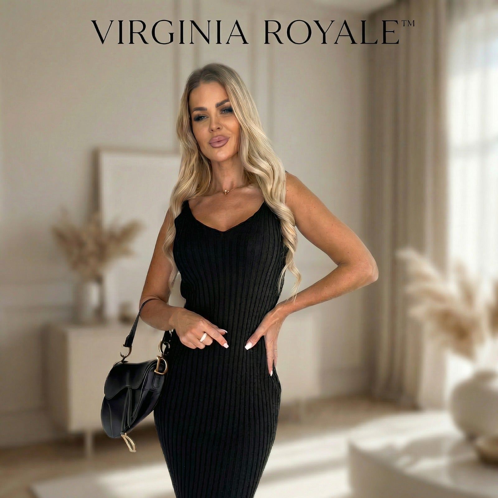 Virginia Royale™ Set aus hochwertigem Strick mit eleganter 2-in-1-Überlagerung