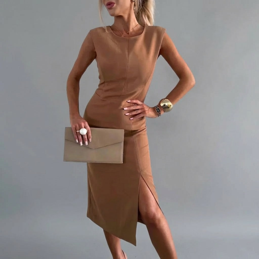 Zürich™ Midikleid mit elegantem Seitenschlitz