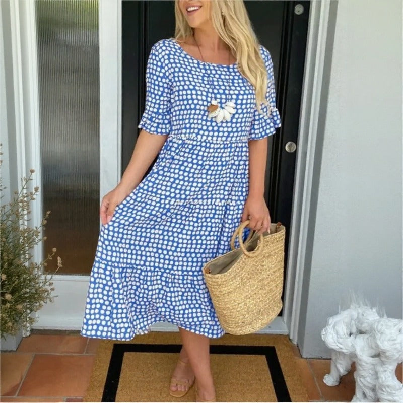 Eloria™ Kleid mit Lockerem Fall und Zeitloser Eleganz
