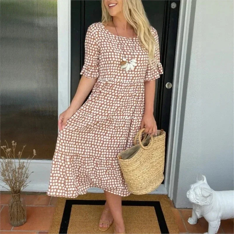 Eloria™ Kleid mit Lockerem Fall und Zeitloser Eleganz
