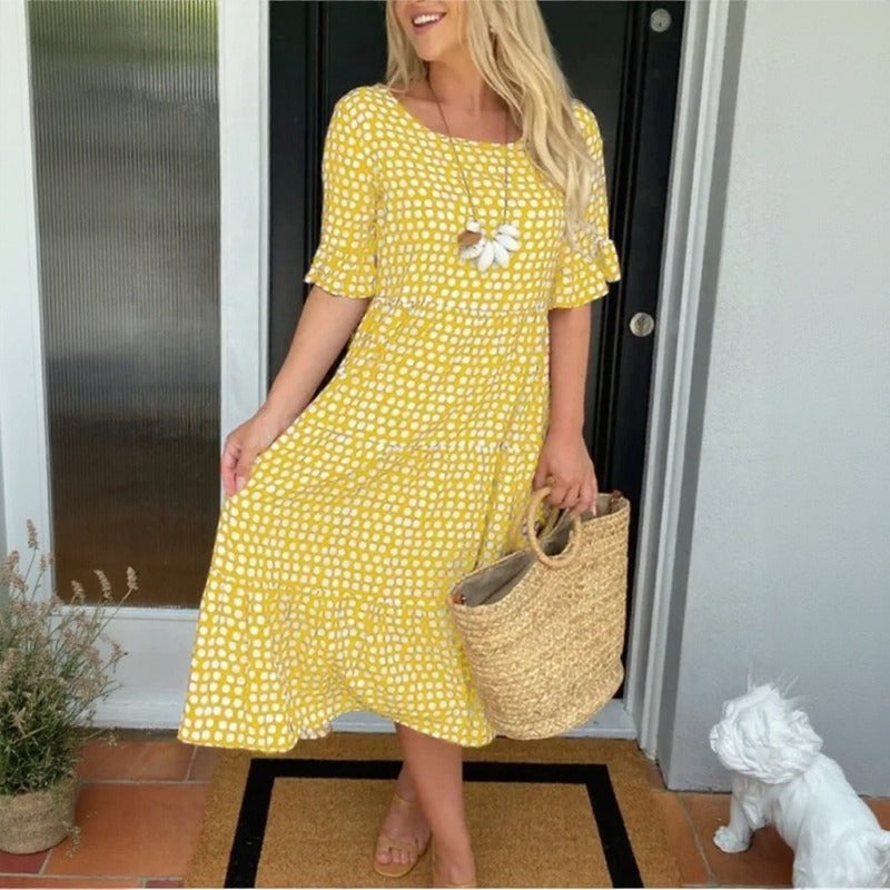 Eloria™ Kleid mit Lockerem Fall und Zeitloser Eleganz
