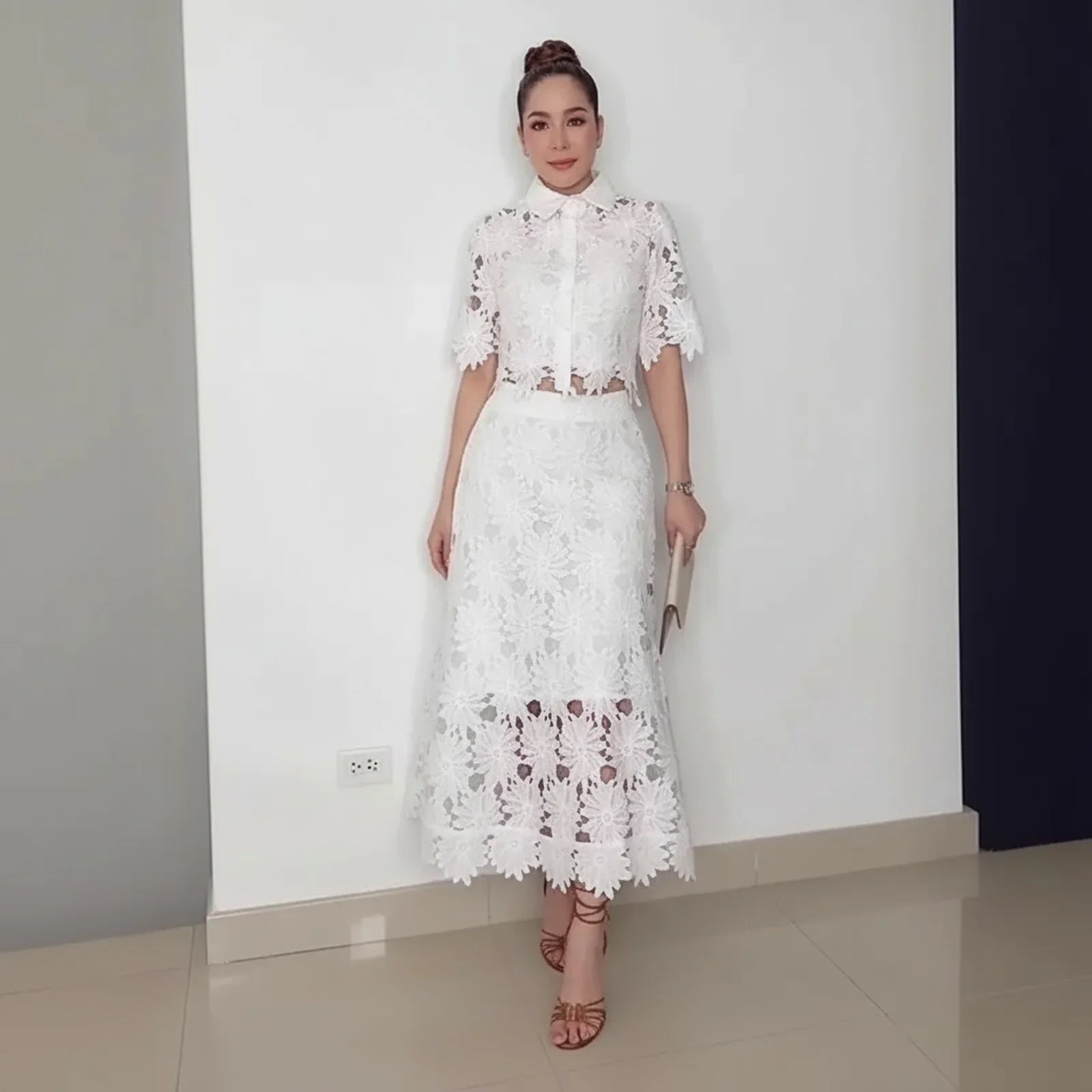 Avelisse™ Set aus Premium-Spitze mit Raffiniertem Stil