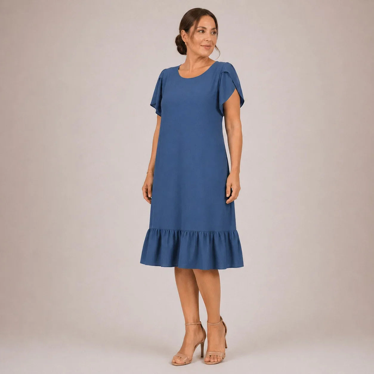 Dallora™ Kleid aus leichtem Jeansstoff mit müheloser Leichtigkeit und zeitlosem Charme