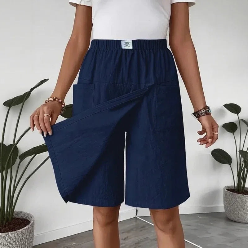 Celenne™ Skort aus Leinen-Baumwolle mit Premium-Komfort