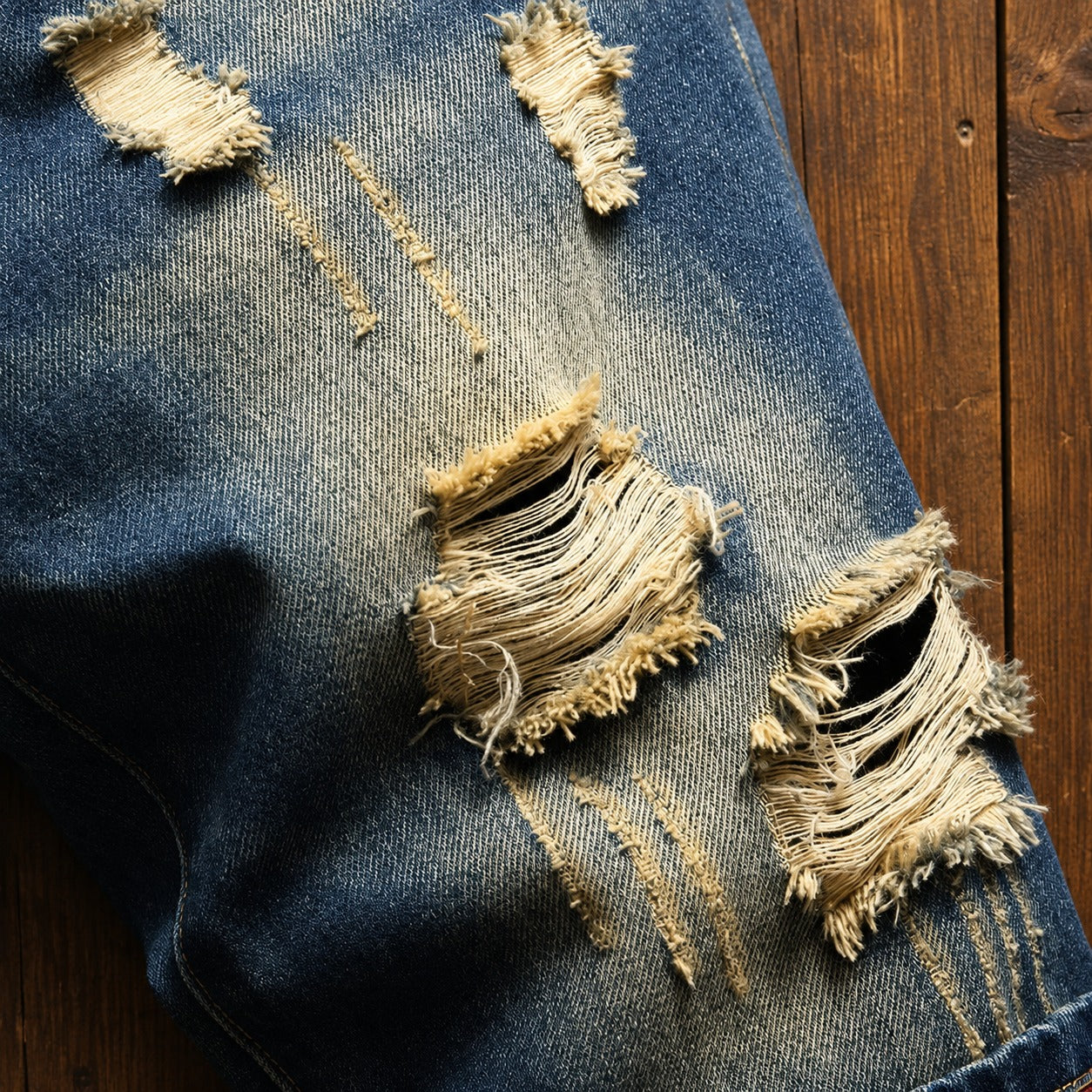 Dante™ Premium-Denim-Shorts mit Stone-Wash-Optik