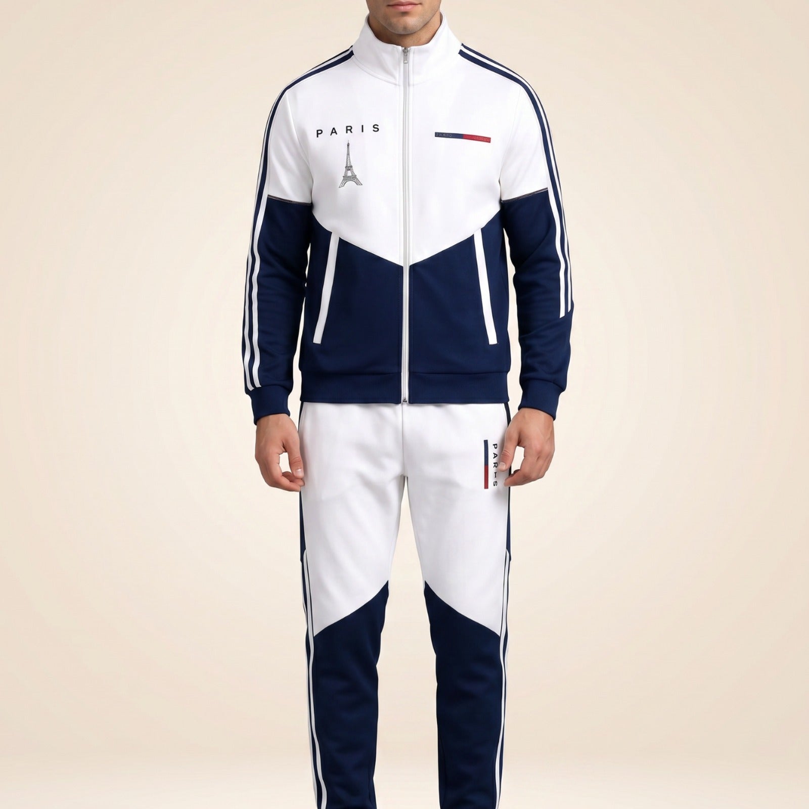 Cassian Paris™ Set mit Stehkragenjacke und Jogginghose